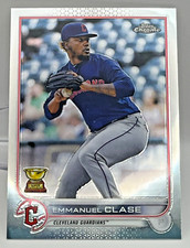 ⭐2022 Topps Chrome All-Star Rookie Baseball Card #130 Emmanuel Clase⭐. rookie card picture