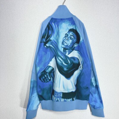 記念グッズ ATHLETE Adidas Muhammad Ali Collaboration Track Jacket Jersey Size M | eBay