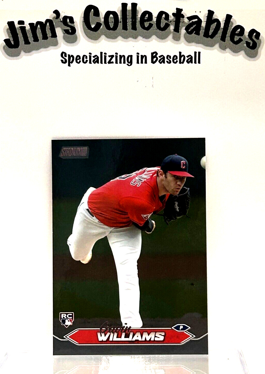 2024 Topps Stadium Club Gavin Williams RC Black Foil #251 Rookie Guardians