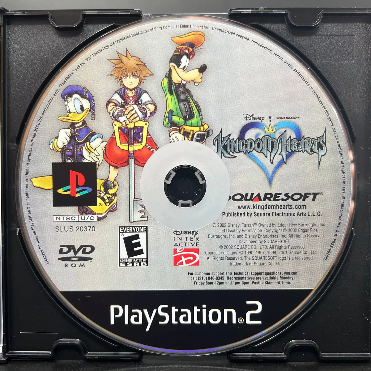 Kingdom Hearts Sony Playstation 2 PS2 Game Tested + Working Disc Only