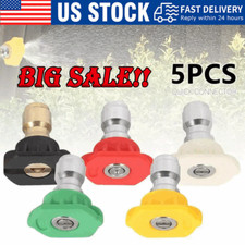 5pcs Pressure Washer Spray Tips Nozzles High ...