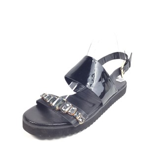 kurt geiger black flat sandals