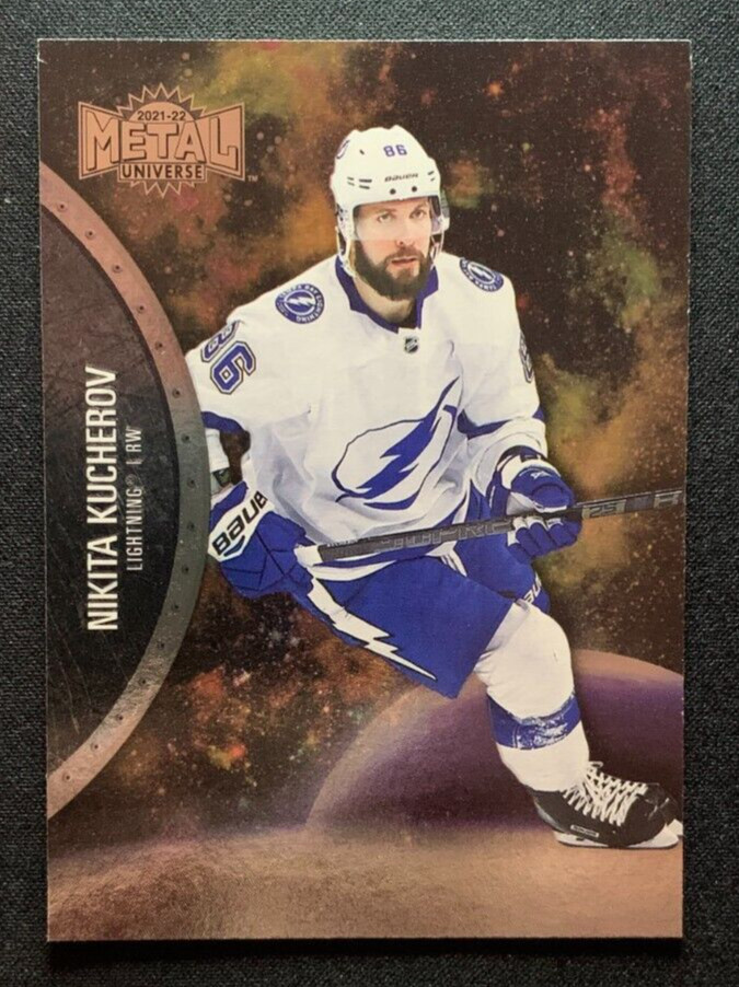 2021-22 Skybox Metal Universe #70 Nikita Kucherov Lightning