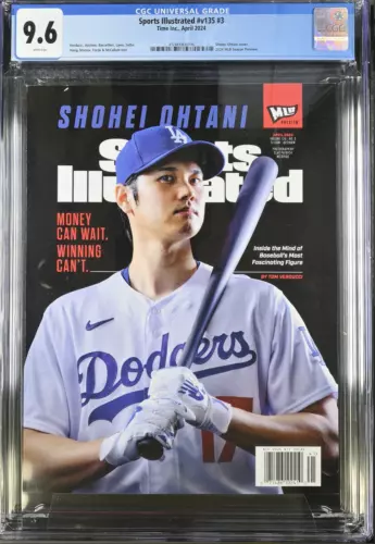 CGC 9.6 NEWSSTAND 2024 Sports Illustrated Shohei Ohtani FIRST DODGERS COVER