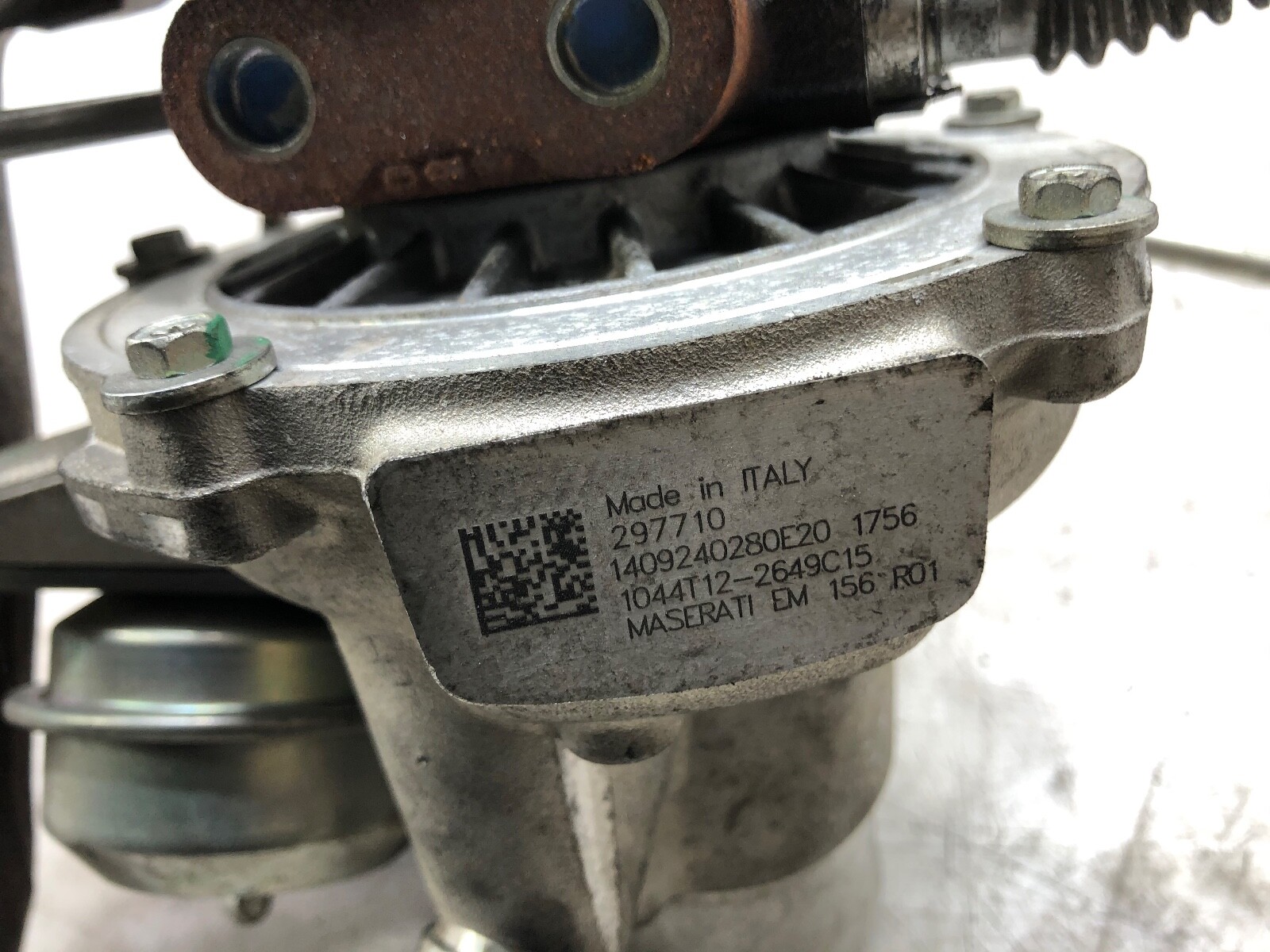 2014-2020 MASERATI GHIBLI S Q4 3.0 V6 RIGHT PASSENGER TURBOCHARGER OEM 59K.