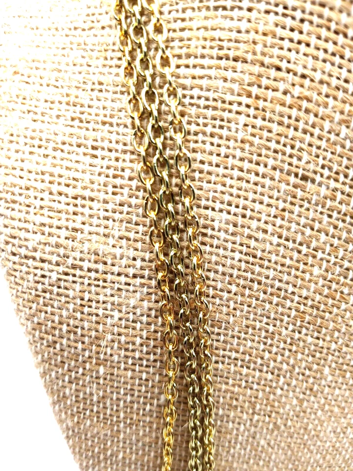 Collar de colección Daisy Fuentes 34" imitación caparazón de tortuga estación en cadena de 3 hilos Foto 3 de 4