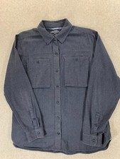 REI Cooperative Cotton Long Sleeve Button Down Shirt Men's Large Blue