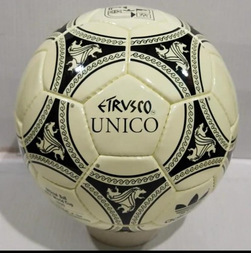 Ballon De Football Coupe Du Monde 1990 Unico – Taille 5, Cuir, Neuf