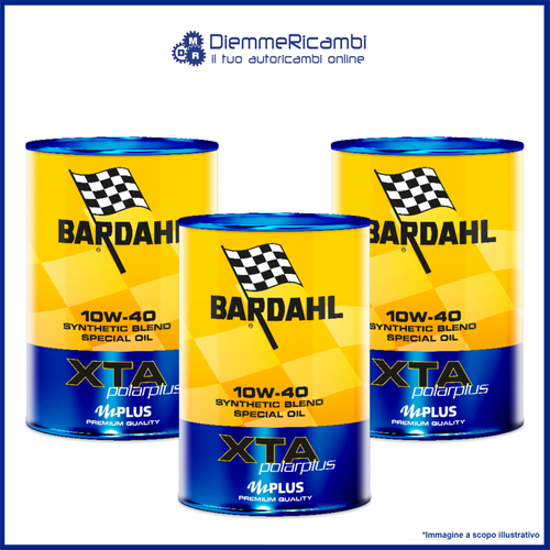 Bardahl XTA Polarplus Motoröl 10W-40 – 6 Liter, Für Benzin- & Diesel-Motoren