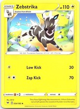 Zebstrika Vivid Voltage 054/185 Uncommon Pokemon Near Mint Pokemon Card