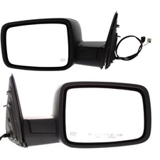 Mirror Driver And Passenger Side Fits 2009-2012 Ram 1500 2500 3500