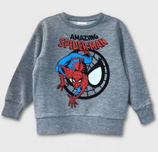 Marvel Boys The Amazing Spider-Man Crewneck Sweatshirt Size 12M Baby