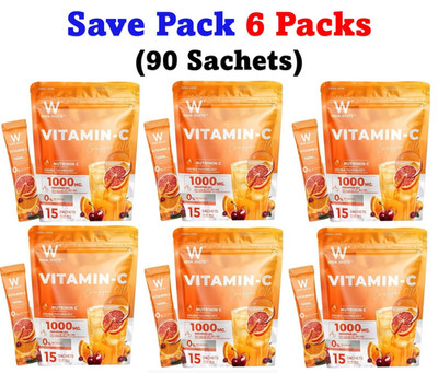 6 X Wink White Vitamin C Plus Powder Drink Dietary Supplement