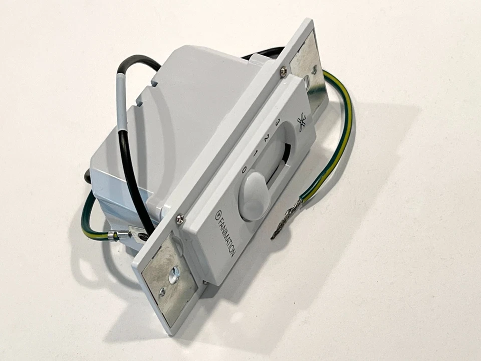 Fanimation CW5WH Fan-only Slide - 3 Speed Non-Reversing Fan Wall Control White - Image 3 of 4