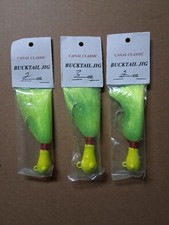 B & D ENT. CANAL CLASSIC BUCKTAIL JIG (1) 3OZ & (2) 2OZ