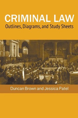 Criminal Law Outlines, Diagrams, and Exam Study Sheets Duncan Brown (u. a.) Buch