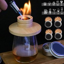1pc Wooden Cocktail Smoker Kit with 4 Wood Ch...