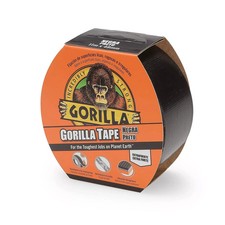Gorilla Tape Black 48mm x 11M Roll Heavy Duty Waterproof Strong Duct Gaffer Tape