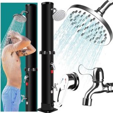 Gartendusche Solardusche Aussendusche Pooldusche Wasserhahn Regenduschkopf