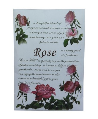 Scented Sachet for Drawer and Closet,Lot of 4 (Rose)