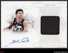2024-25 Flawless Horizontal Autograph Keyonte George 11/25 GAME USED JERSEY AUTO