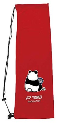 Badminton AC541 Soft Case Racket Case [Badminton Panda Taking a Break] 001/Red