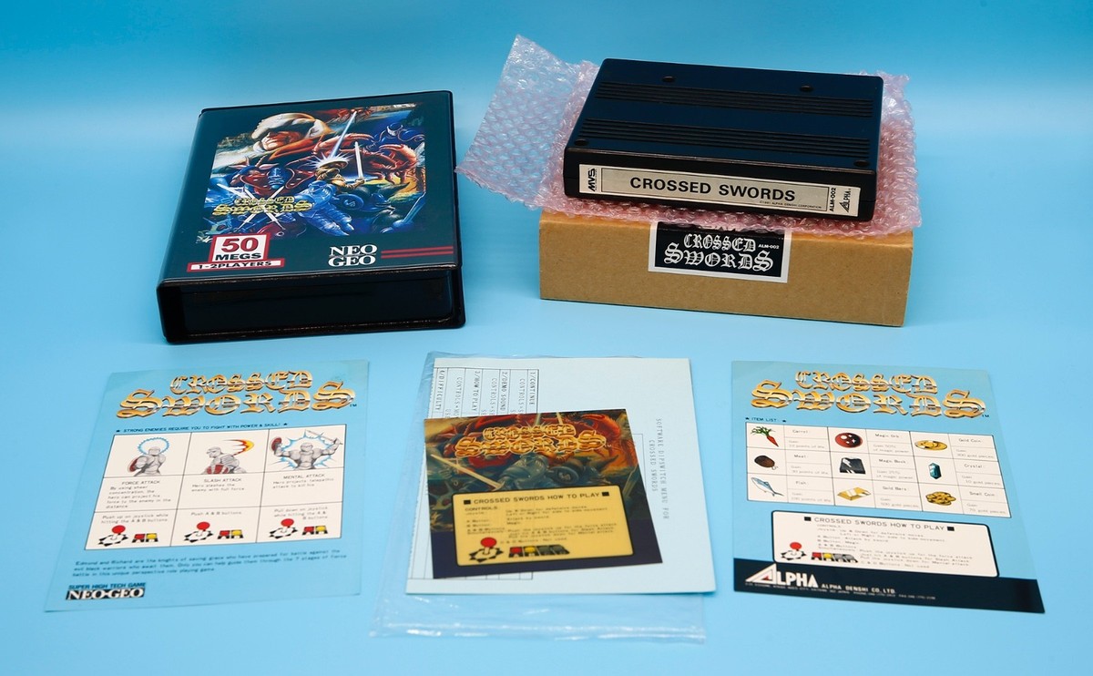 Kit Arcade Crossed Swords US English Pour Neo Geo MVS / JAMMA - Jeu ADK SNK 1991 - Occasion
