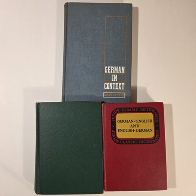 #ad German English And English German Dictionary In Context Travelers Conversation $16.99