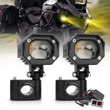CO LIGHT Motorcycle Fog Lights LED 60W 20000LM Auxiliary Driving Light 7 Ligh...