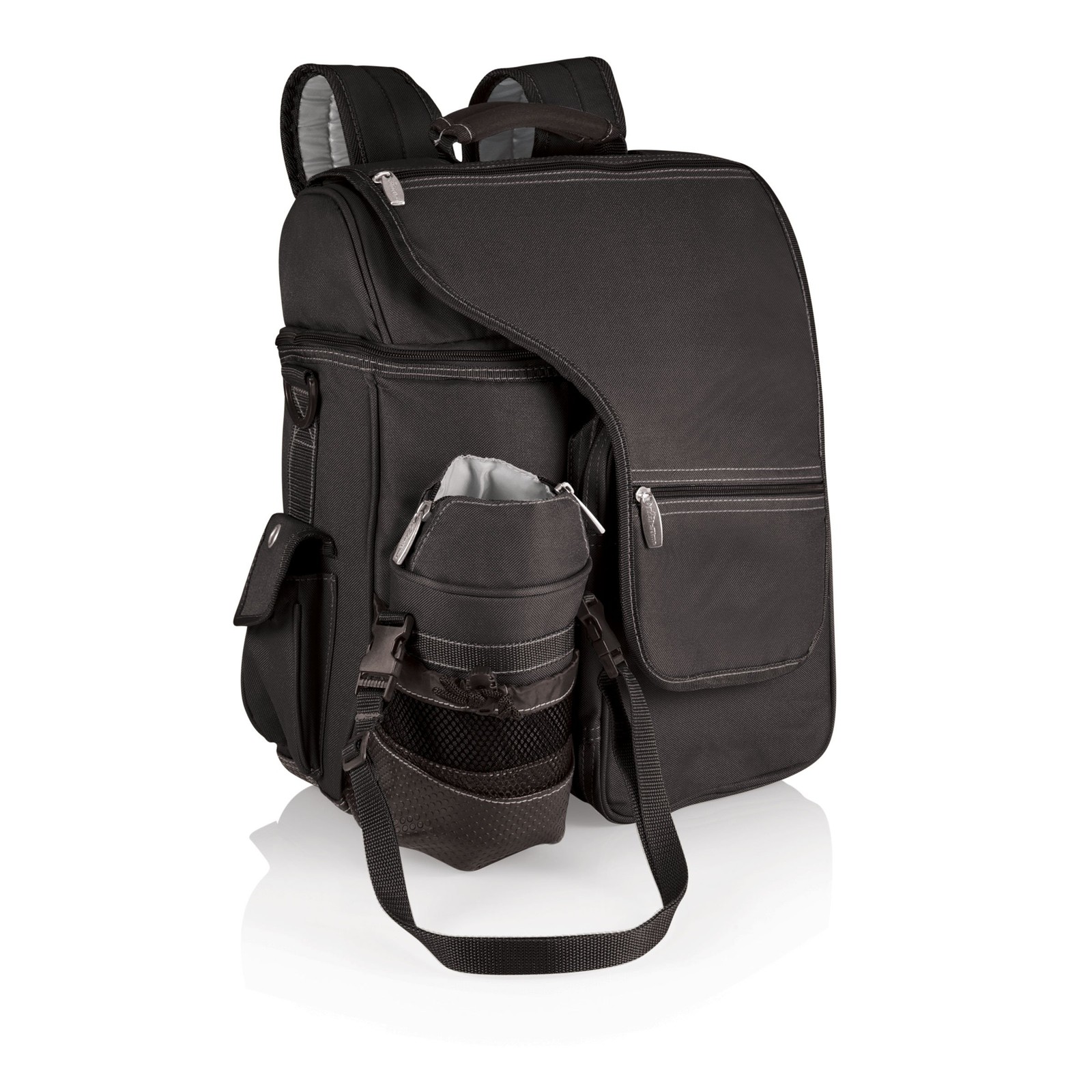 Turismo Backpack Cooler with Water Bottle Carrier, Modern Ba