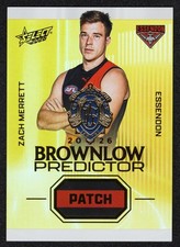 2026 AFL SELECT BROWNLOW PREDICTOR PATCH GOLD CARD - BPPG24 Zach MERRETT 6/220