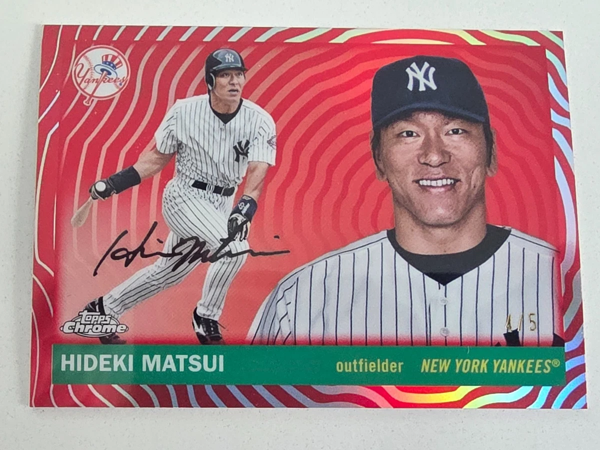 Topps Hideki Matsui New York Yankees Baseball Sports Trading Cards