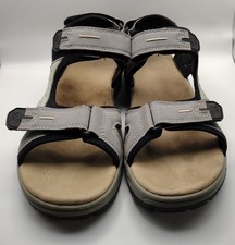 Camel Crown Sandals Fisherman Straps Black Gray Beige Mens Sz 9