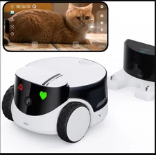 Enabot RPP01 ROLA PetPal Moving Pet Robot with 2.5K QHD, Display Model, Open Box