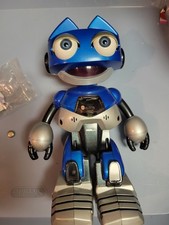 OTTOBOT Tiger Electronics 2001 Blue And Silver Robot Moves Talks Works Tested