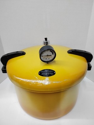 VTG Presto 16 Qt Pressure Cooker Canner Yellow Harvest Gold 01/CA16H