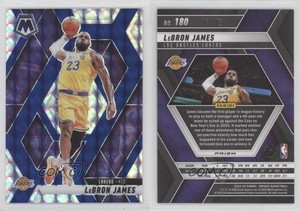 2024-25 Panini Mosaic Choice Blue Mosaic Prizm /45 LeBron James #180