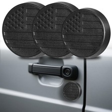 MYFAMIREA Magnetic Keyhole Covers for Jeep Wrangler JL/Gladiator JT 2018-2025