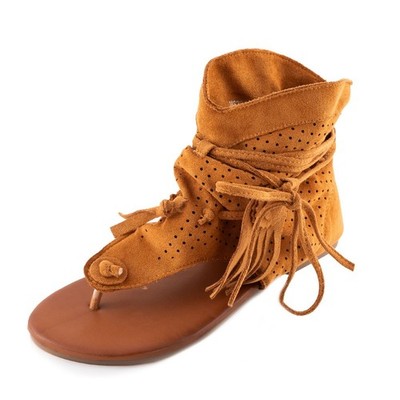 Sandalen Frau Staubtücher Gladiator Flip-Flops Schnürsenkel Sklave TooCool