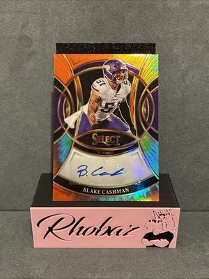 2025 Panini Select - Signatures Blake Cashman Tie Dye /25