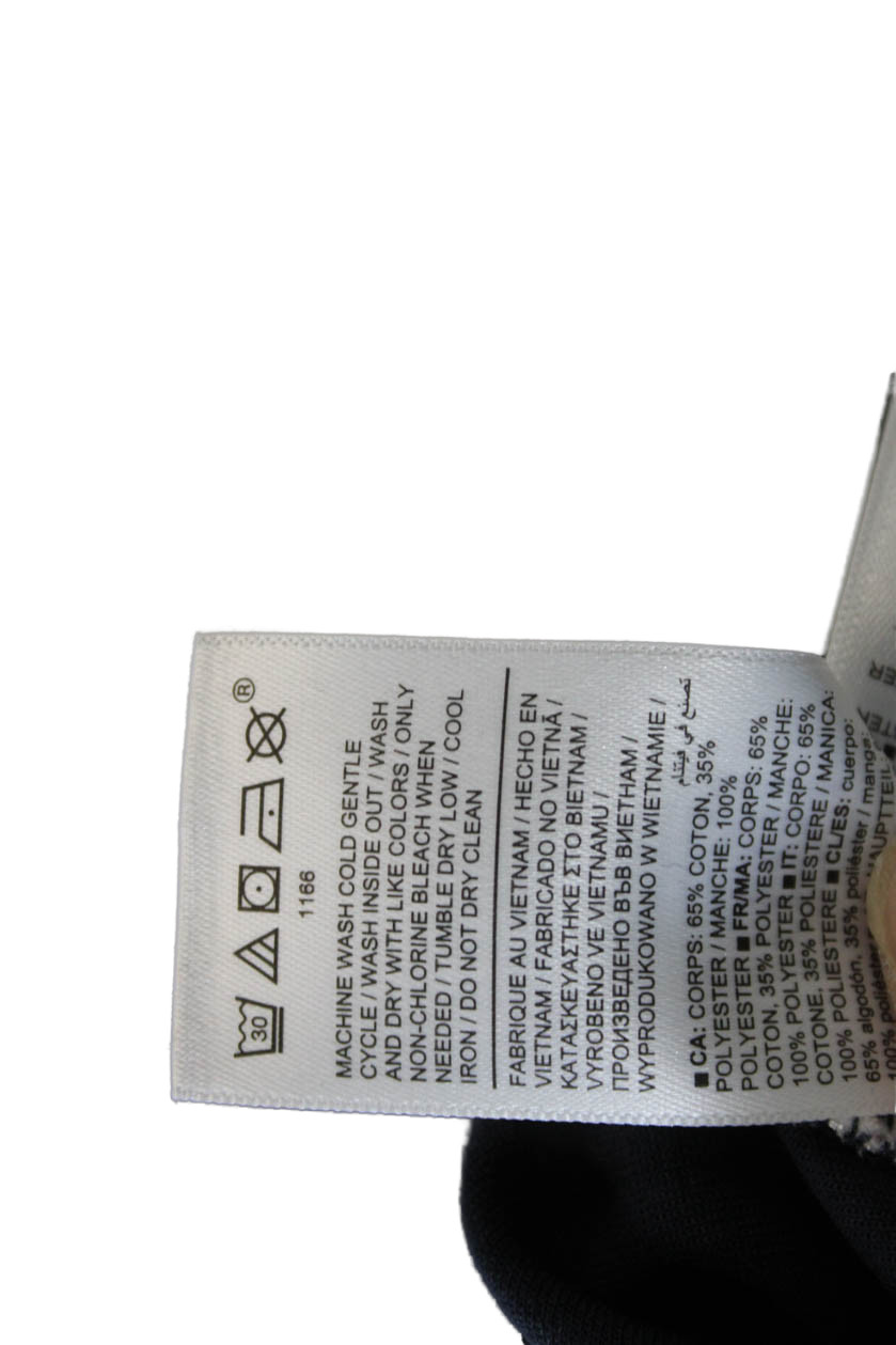 Athleta Womens Basic Long Sleeve Button Round Nec… - image 6