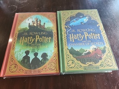 Harry Potter Books Collectible Minalima books 1 And 2 *New*