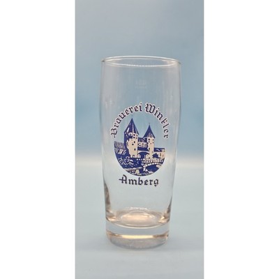 Winkler Amberg 0,5l Bierglas alt Brauerei Glas
