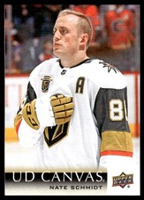 2018-19 Upper Deck UD Canvas Nate Schmidt Vegas Golden Knights #C81