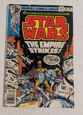 Star Wars #18 1978 Marvel Comics First Print Newsstand Luke Leia Han Solo