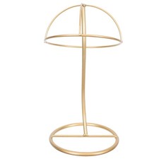 Hollow Style Jewelry Hat Displaying Stand Simple Iron Caps Display Stand