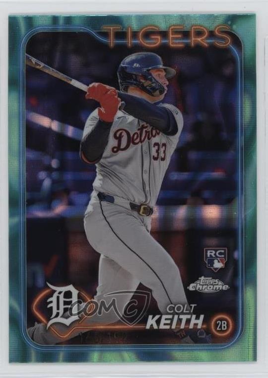 2024 Topps Chrome Aqua Lava Refractor /199 Colt Keith #2 b4d