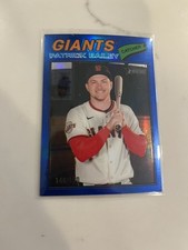 2026 Topps Heritage #57 PATRICK BAILEY Blue Chrome Refractor /150 parallel SP