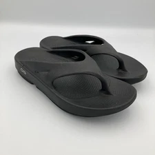 OOFOS Ooriginal Recovery Comfort Thong flip Flop Sandal Black Women’s 7 Men’s 5