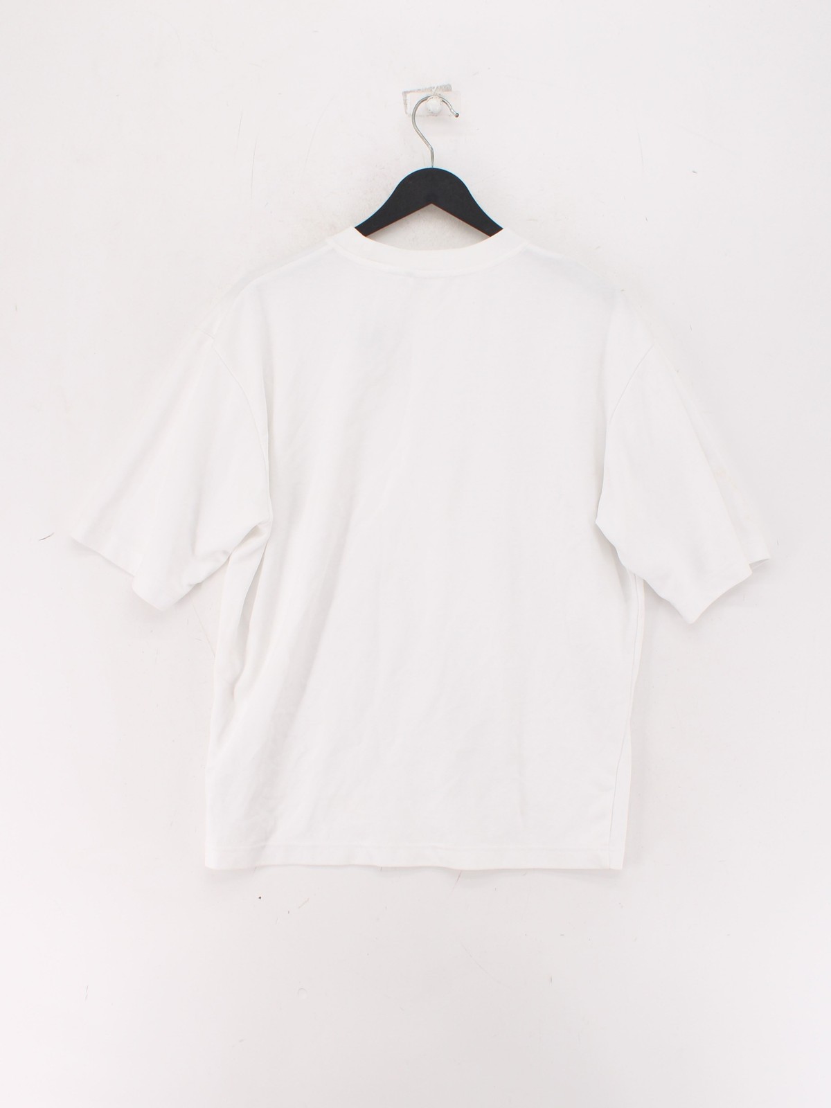 ALTRA Uniqlo T Shirt Uomo M Bianco Cotone con Altro Poliestere Basic